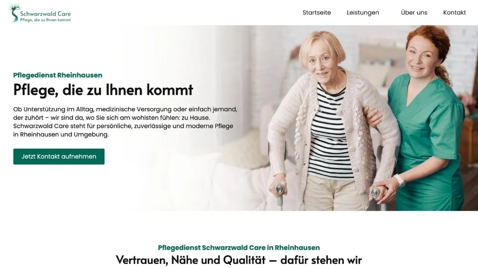 Schwarzwald Care GbR Website