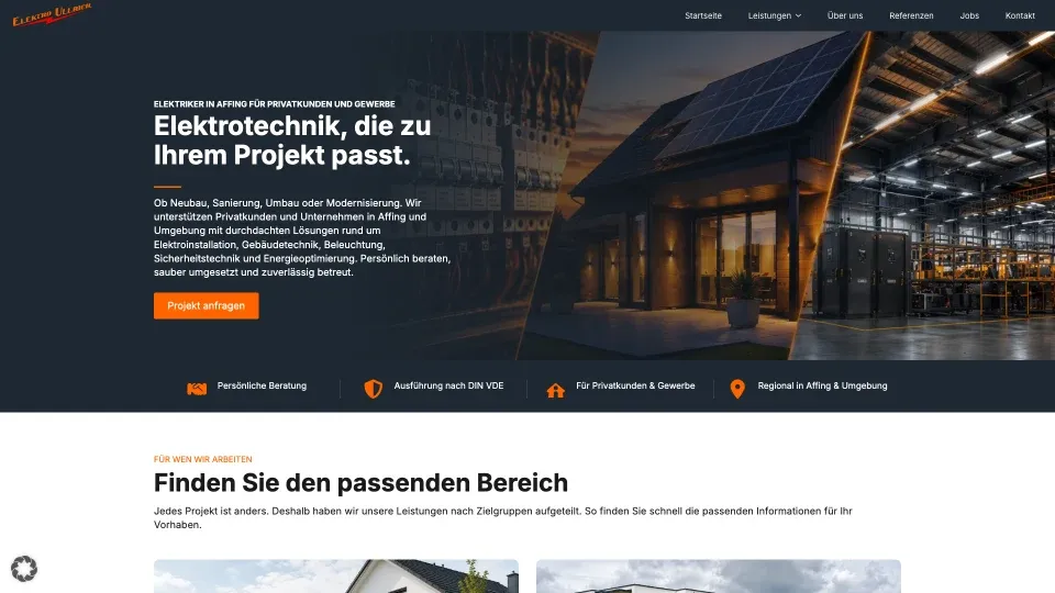 Elektro Ullrich Website